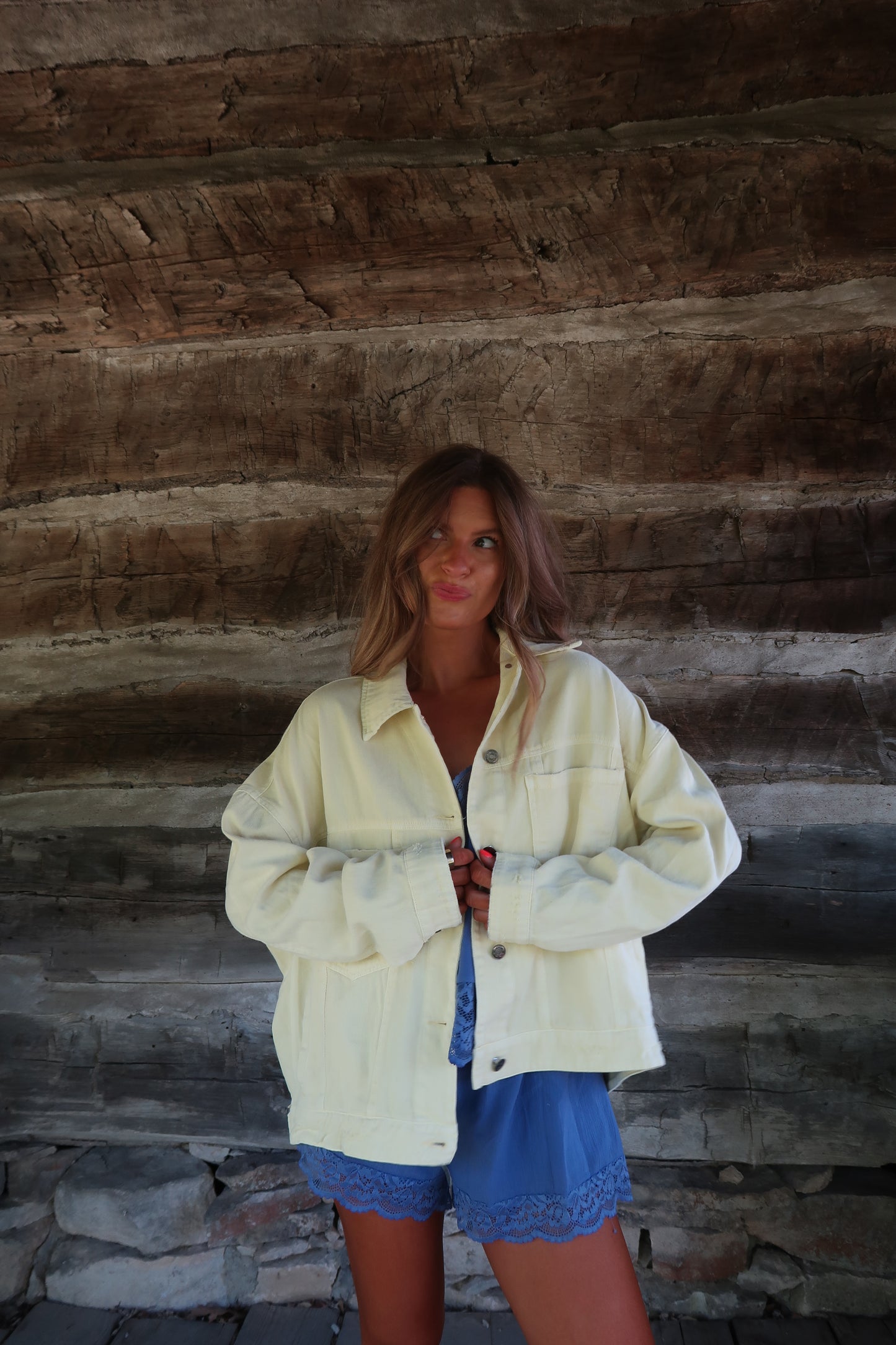 Lemon Drop Denim Jacket