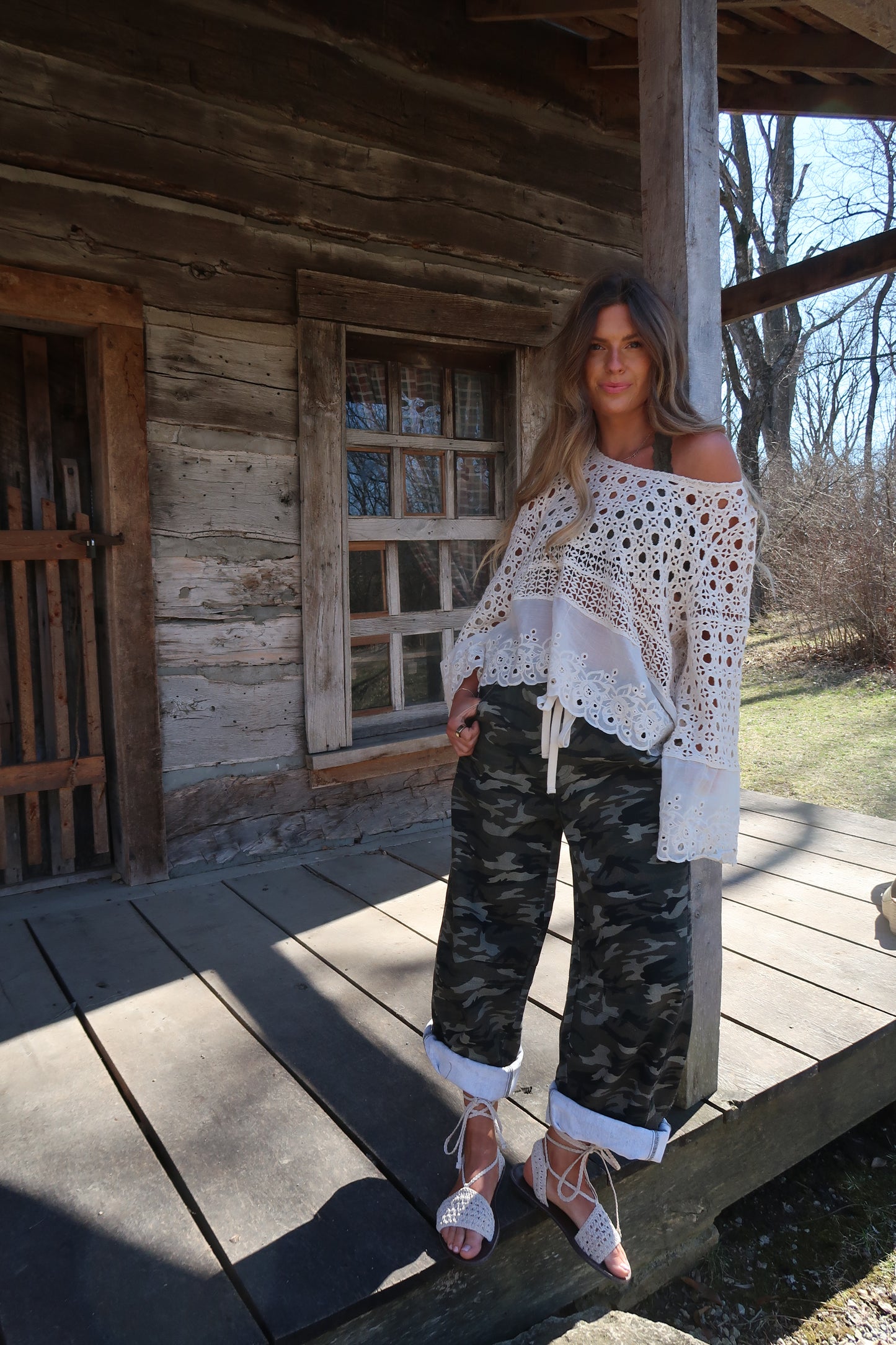 Camo Barrel Pant