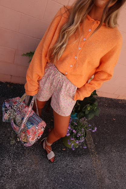 Orange Everyday Cardi