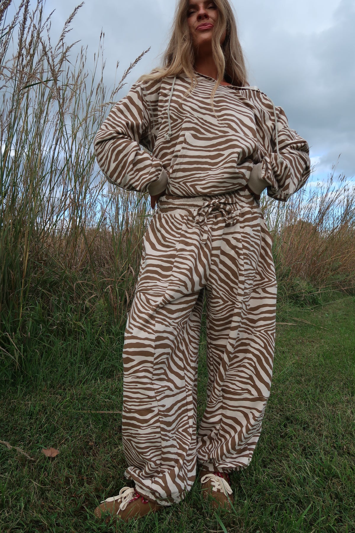 Marty Zebra Jogger Pants