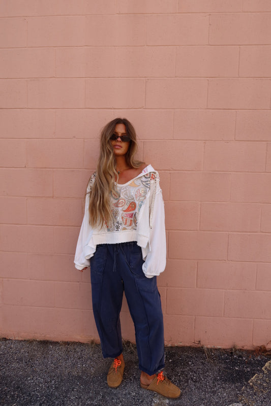 Paisley Shimmer Hoodie