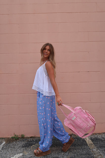 Perri Pink Dot Balloon Pants