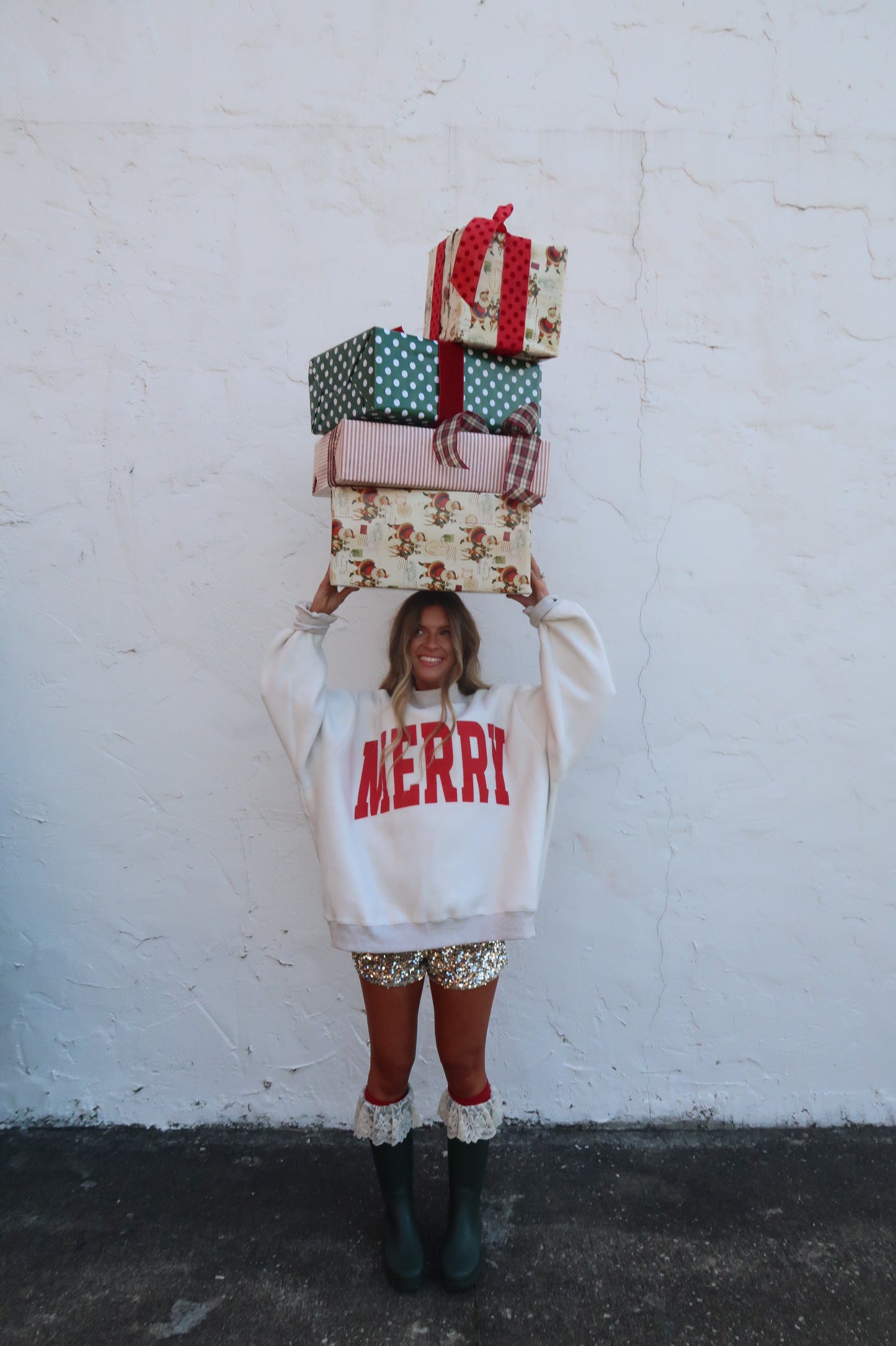 Reversible X-Mas Mockneck