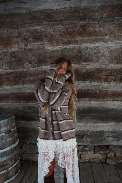 Cedar Stripe Cardi