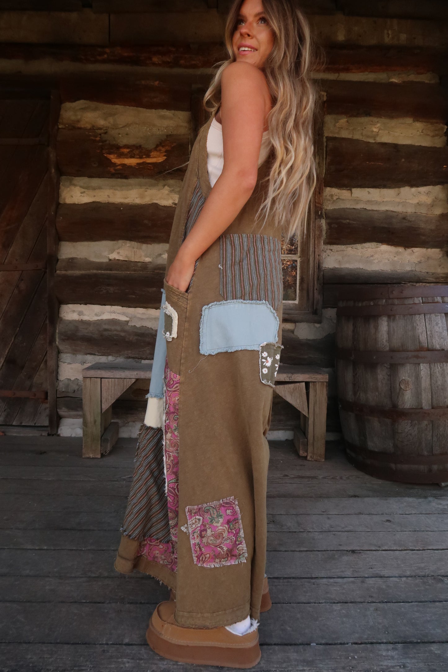 Feast mode patchwork Jumper