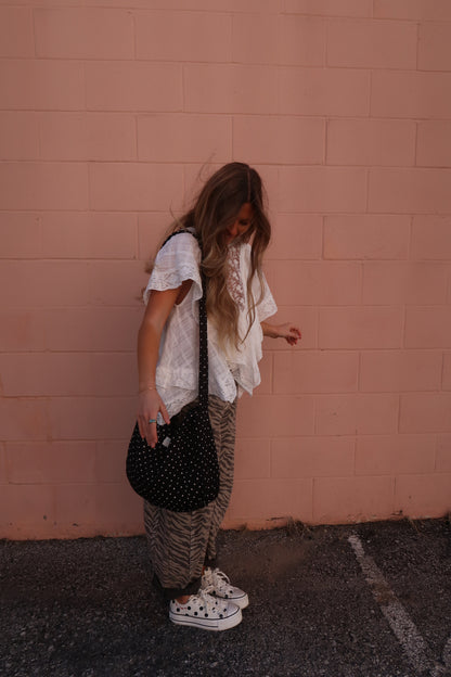 Minnie Quilted Hobo Bag