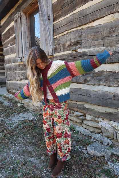 Cranberry Crush Cardigan