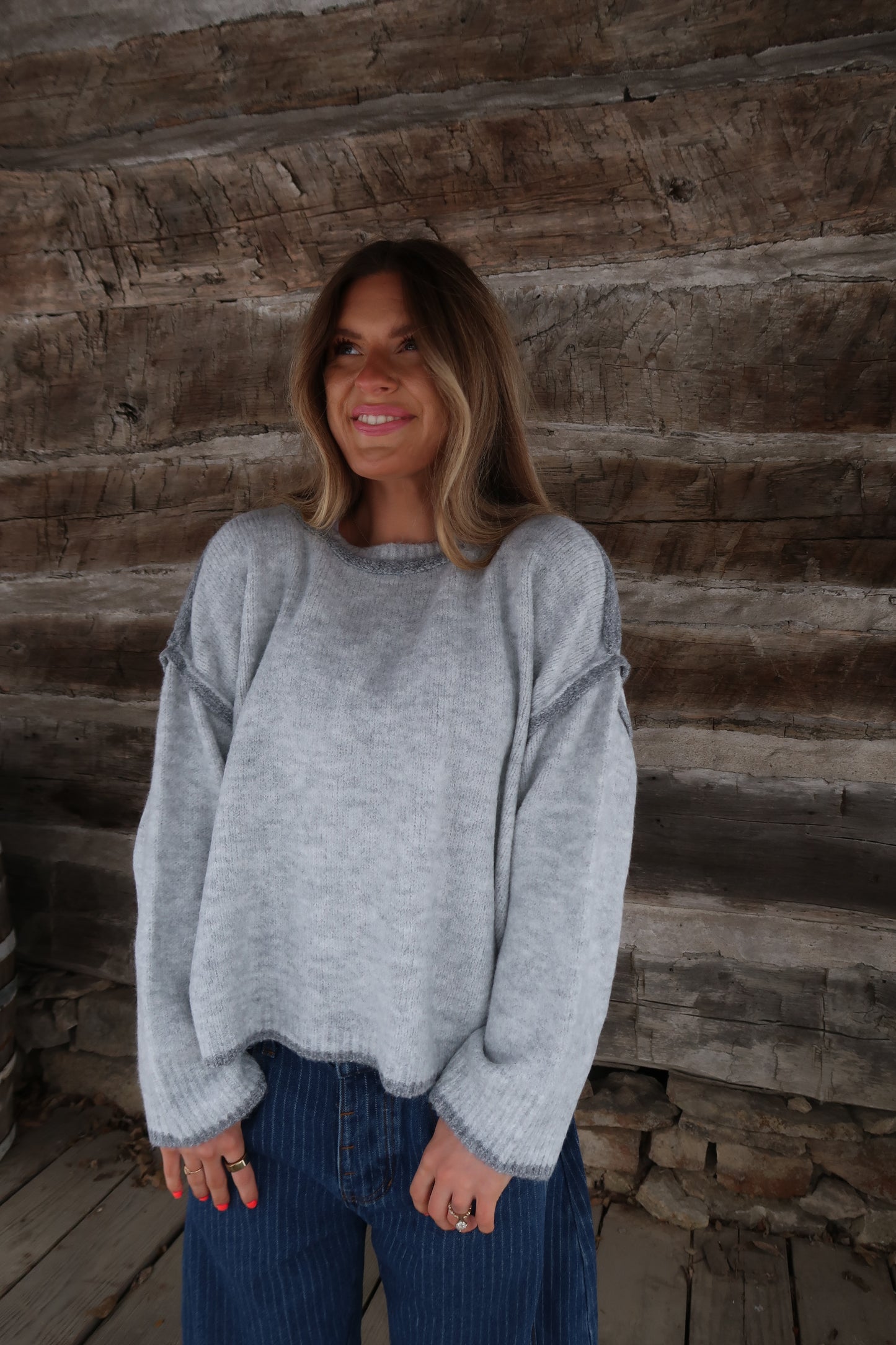 Moonlight Contrast Sweater