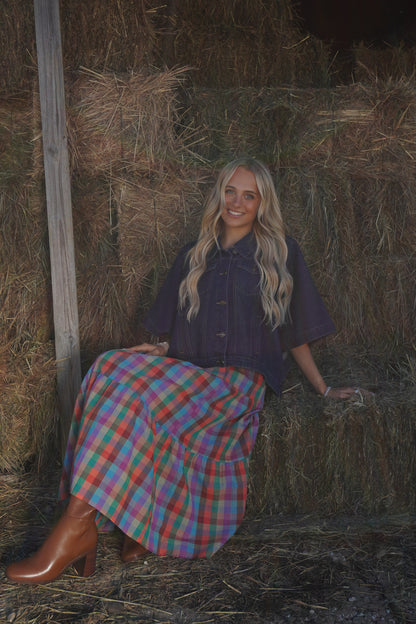 Candyland Tiered Maxi Skirt