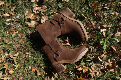 Espresso Combat Boots