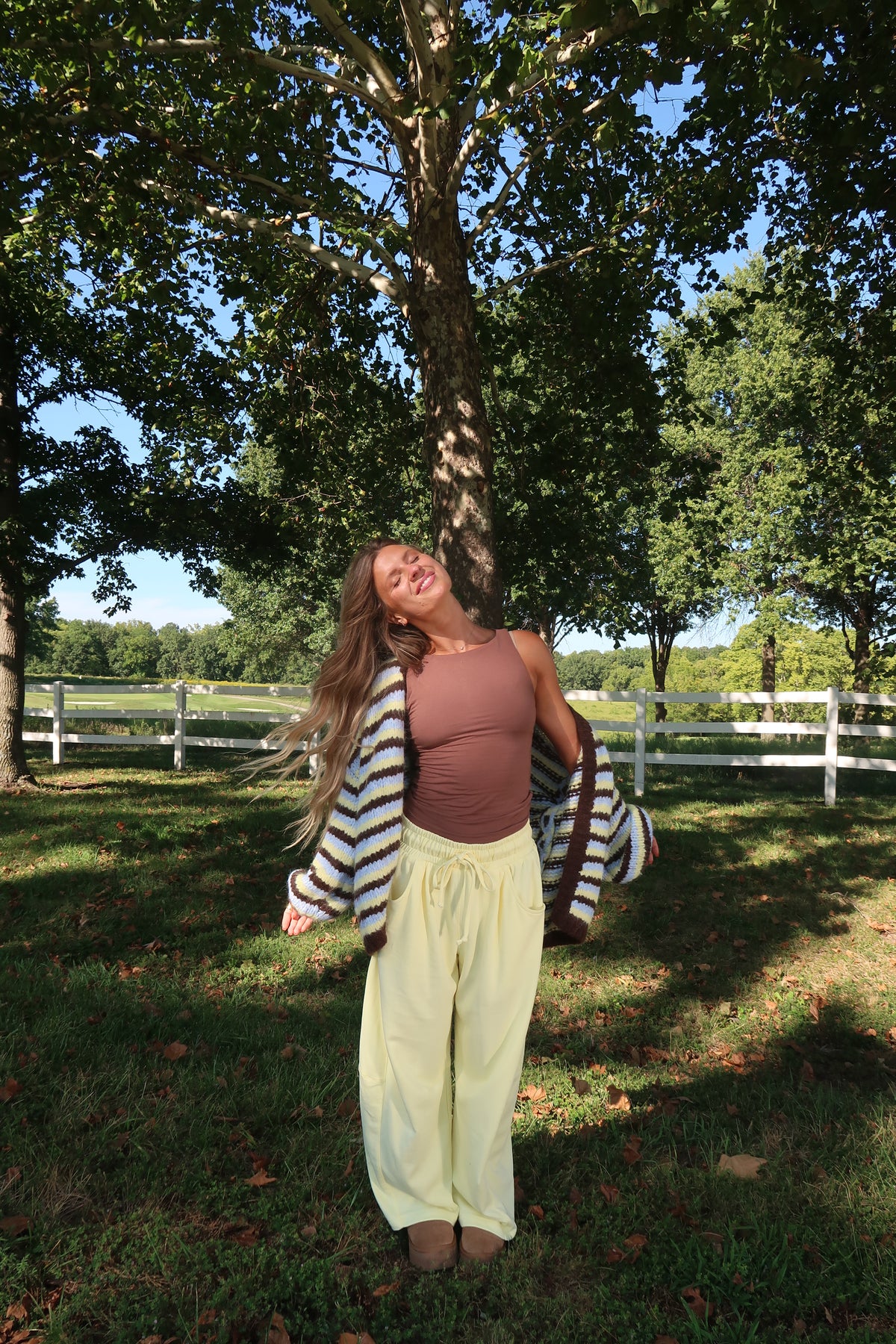 Toasty Stripe Cardi