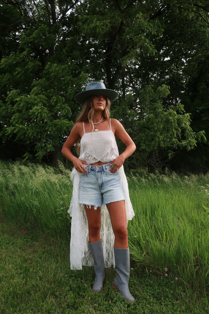 Joplin Light Wash Shorts