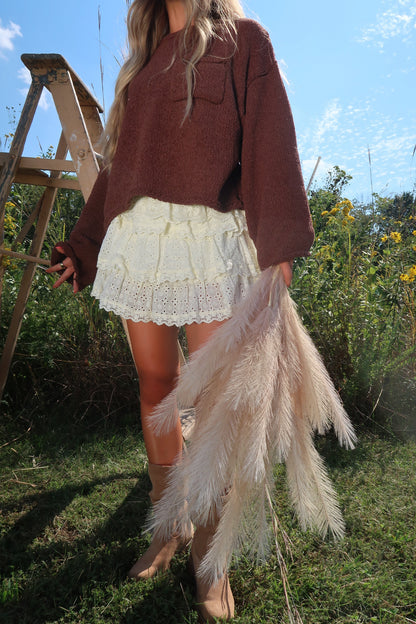 Hickory Boxy Sweater