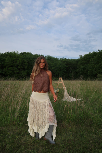 Sunbeam Layered Midi Skirt