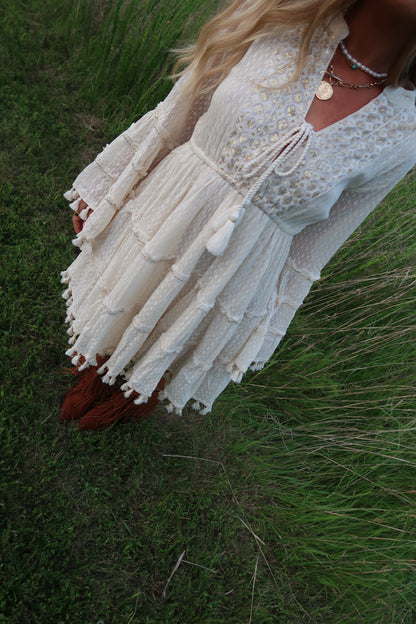 Golden Hour Shimmer Dress