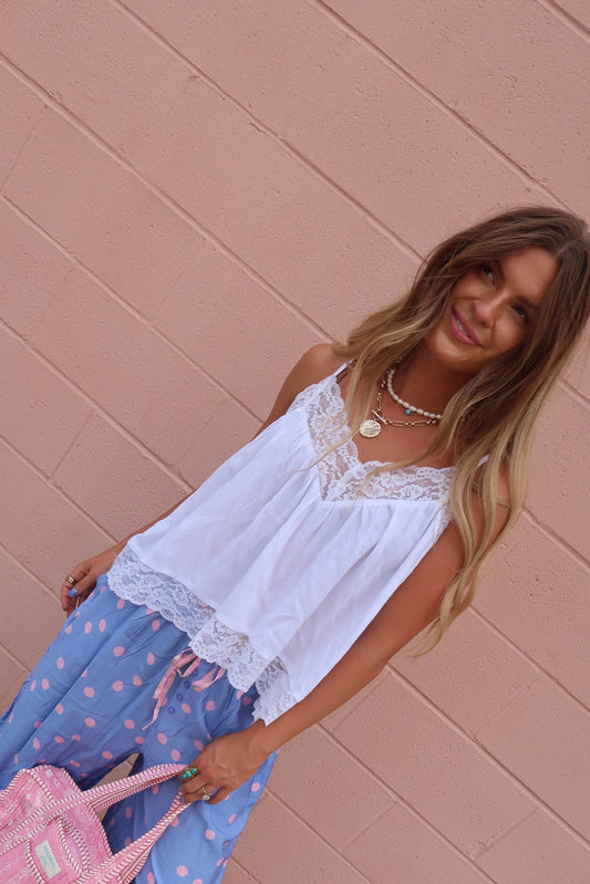 Ivory Lace Tank