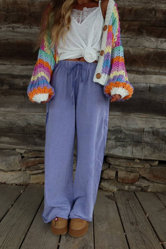 Lilac Wide Leg Pant