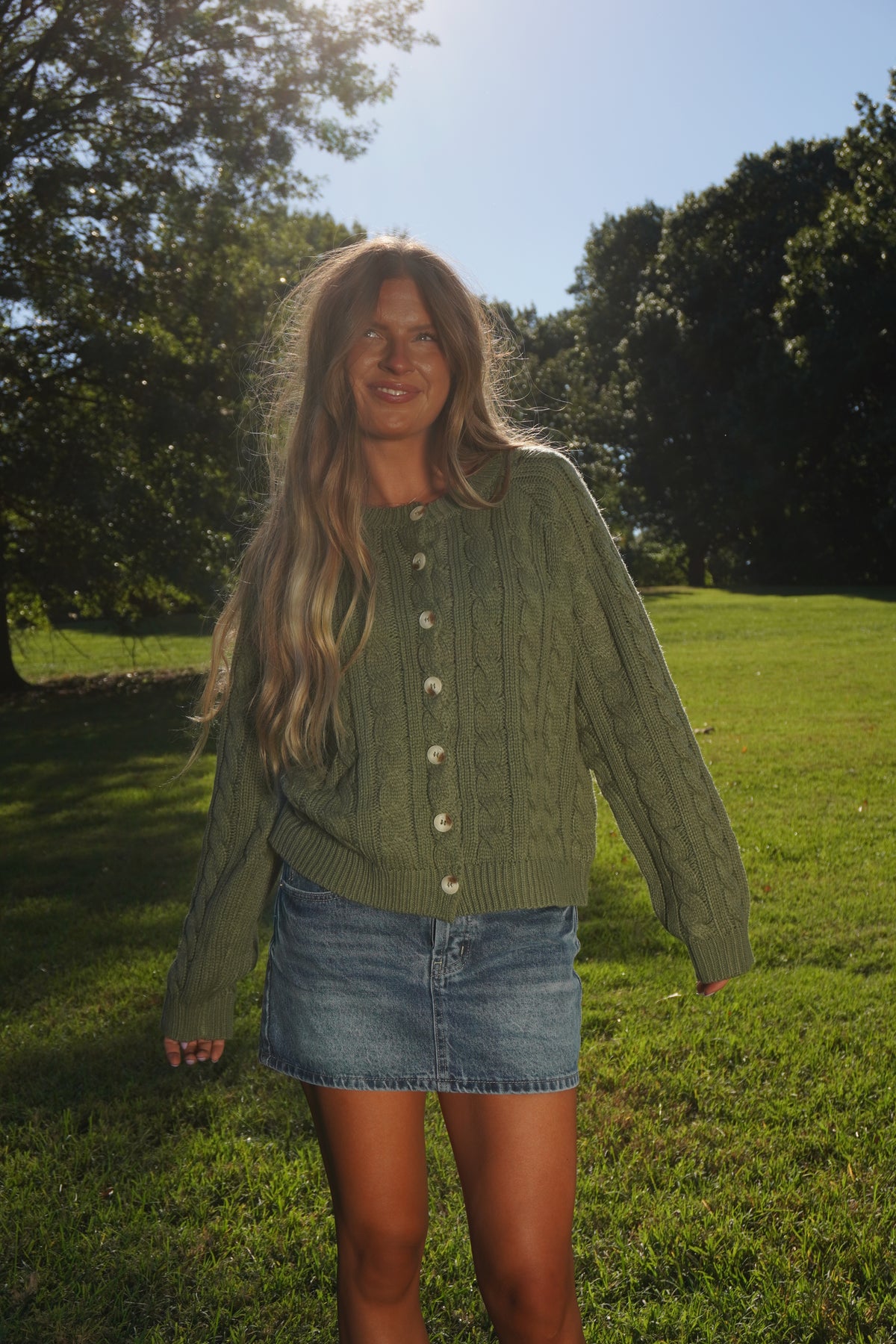 Park Green Cardigan