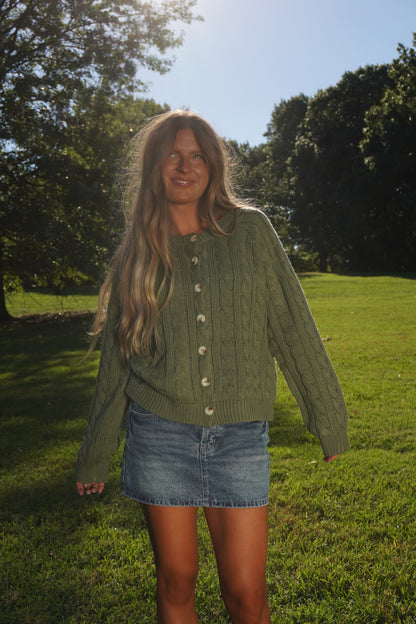 Park Green Cardigan