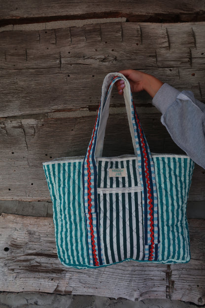 Billie Quilted Tote Bag