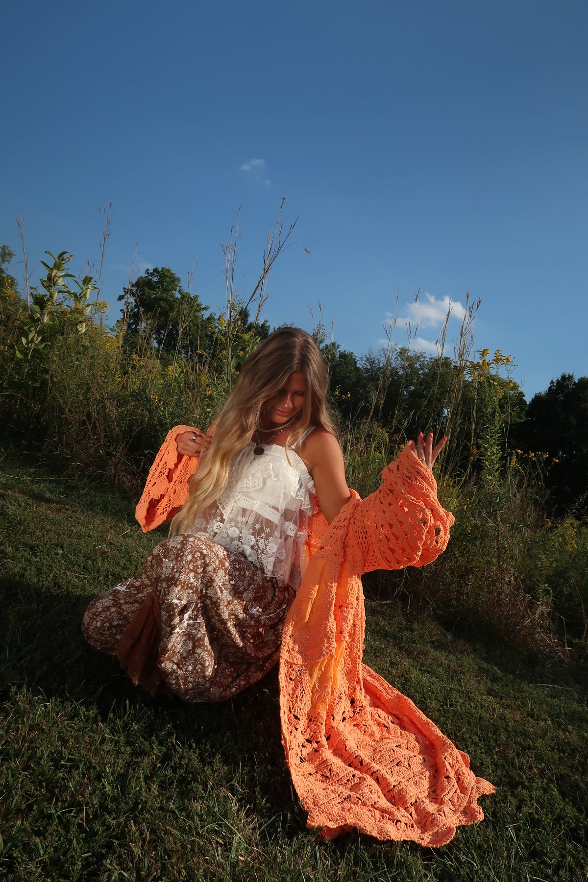 Sunset Crochet Duster