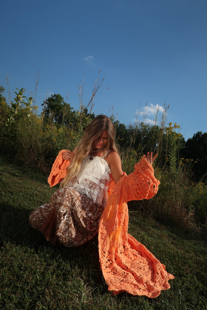 Sunset Crochet Duster