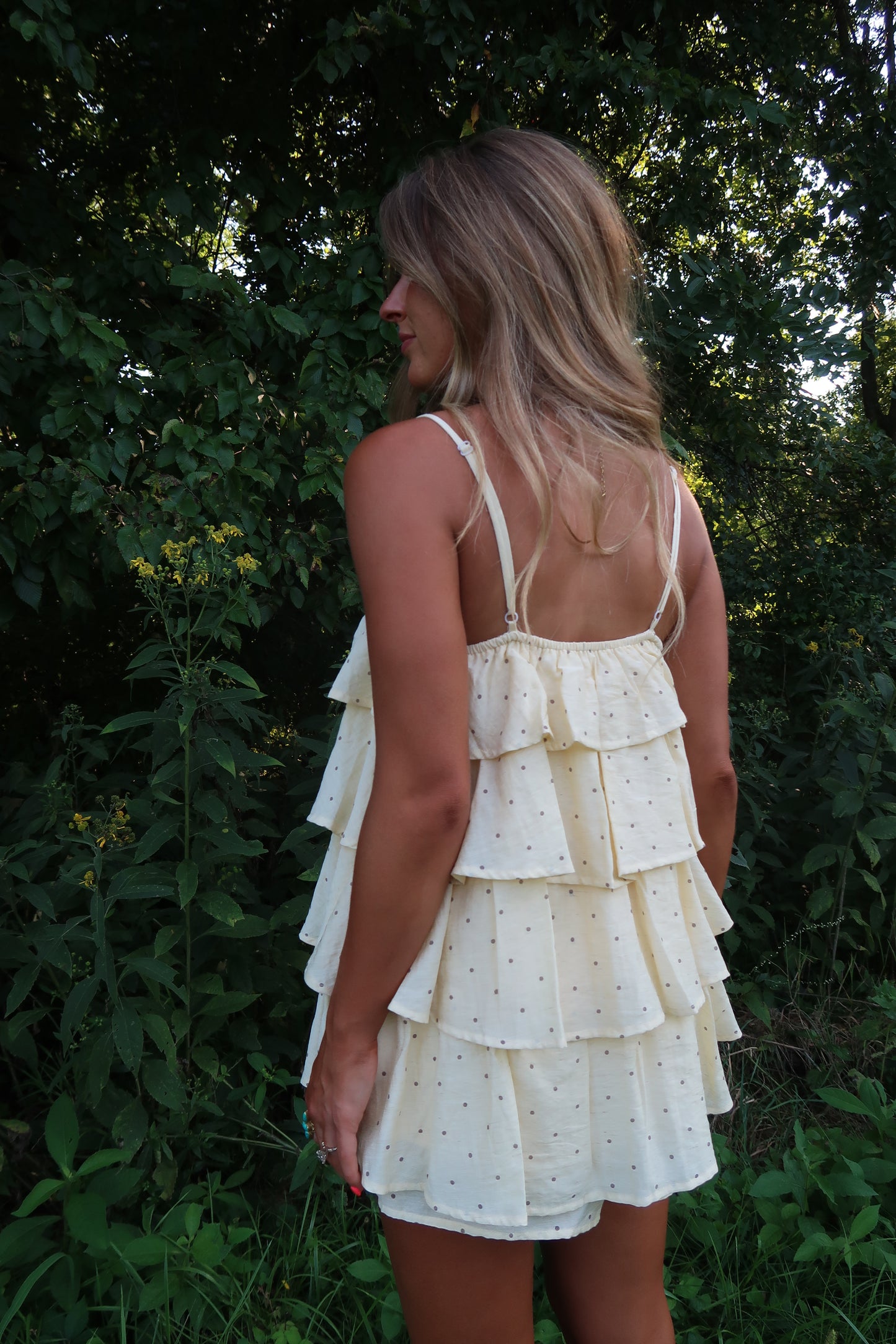 Toasty Polka Dot Ruffle Set