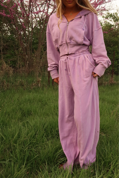 Lavender Haze Wide Leg Pant