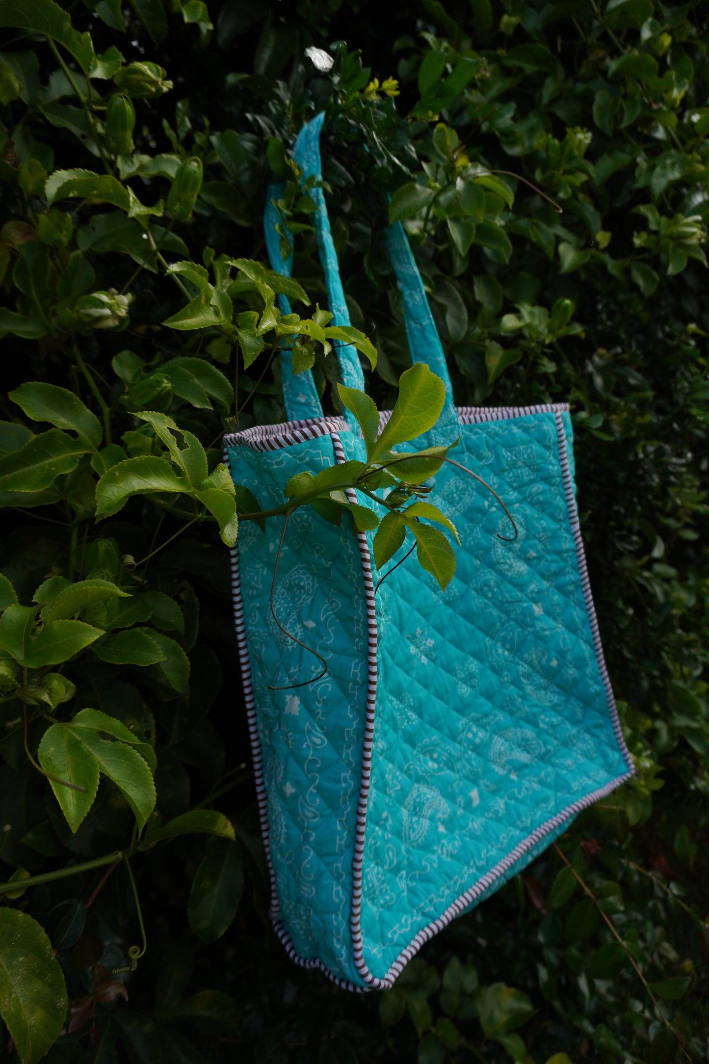 Koa Bandana Quilted Tote Bag