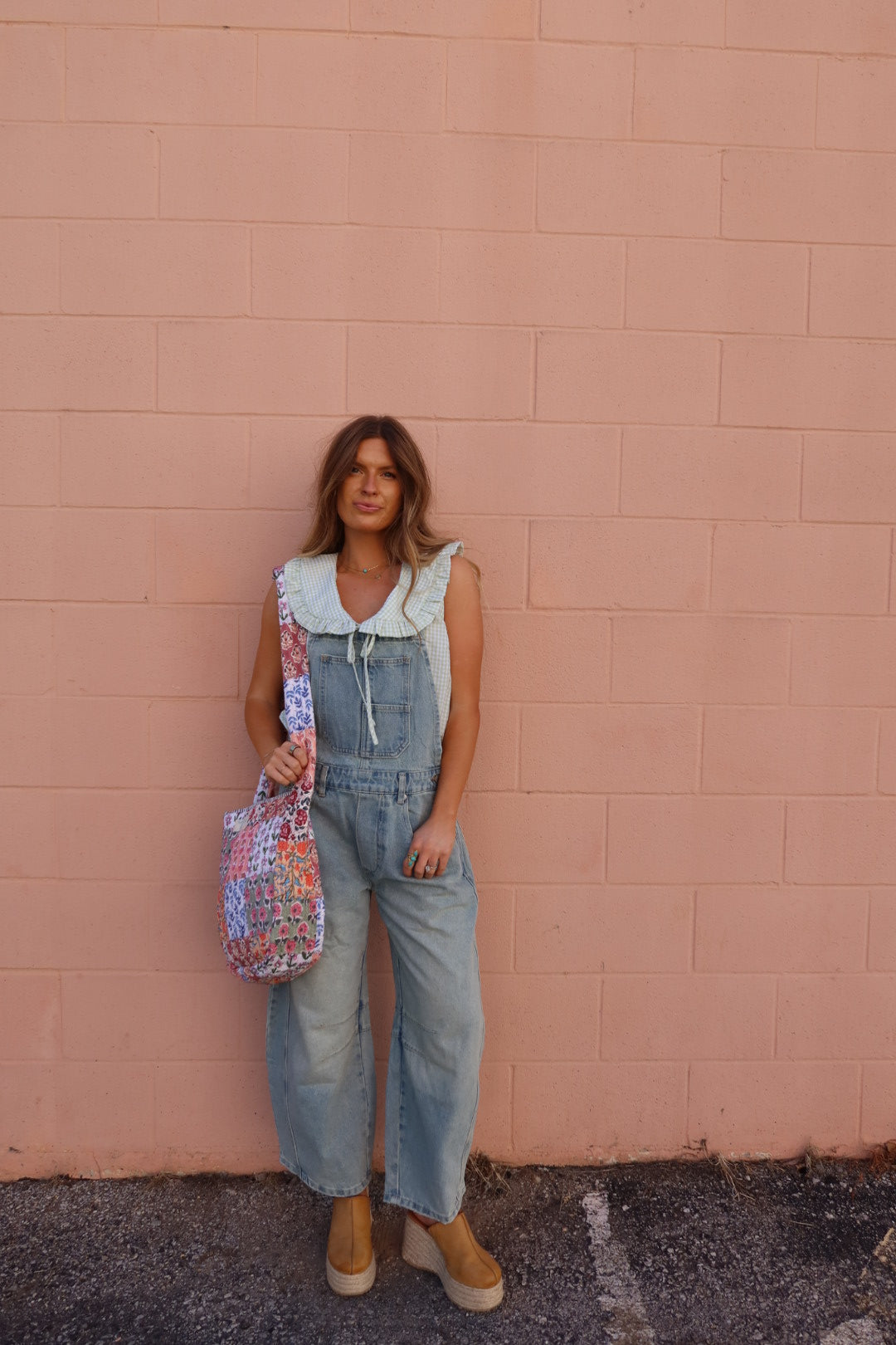 Lighten Up Barrel Overalls