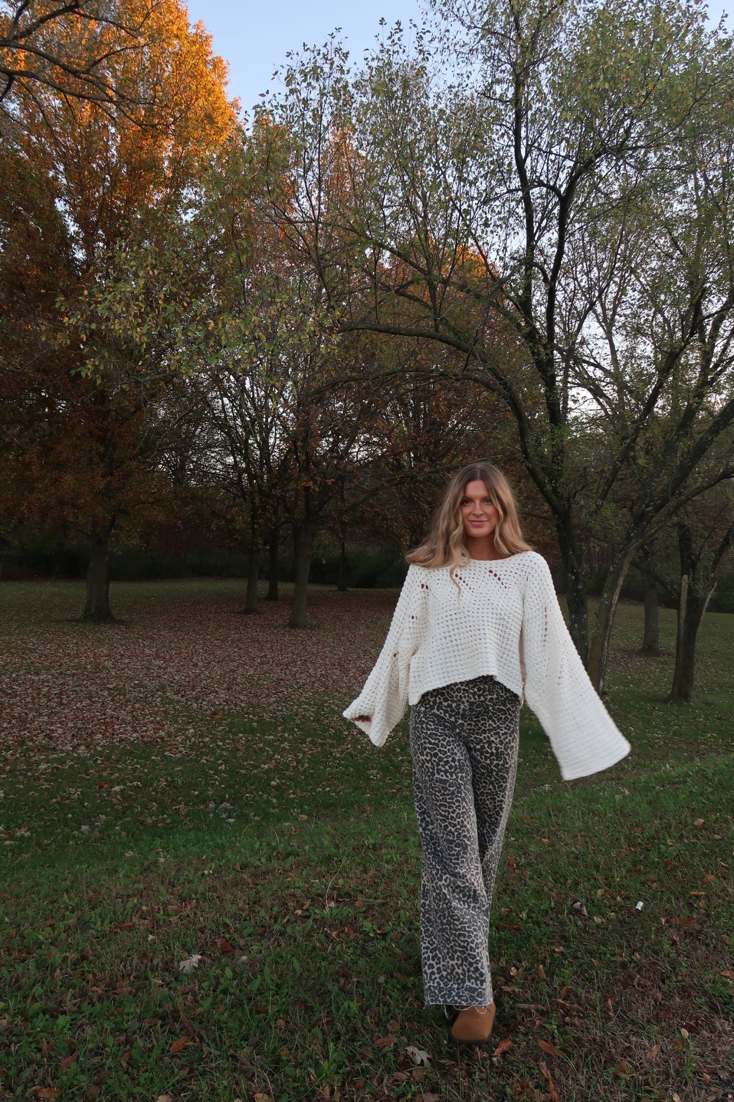 Vanilla Knit Crop Sweater