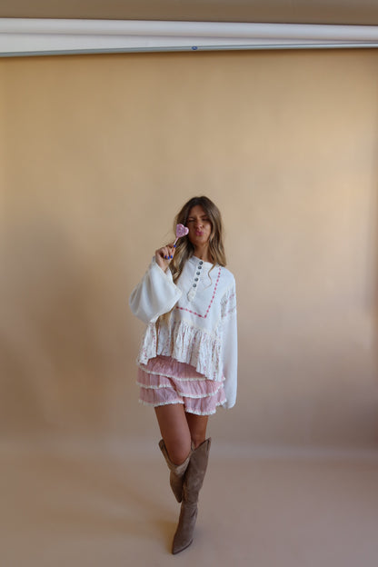 Soft Hearted Babydoll Top