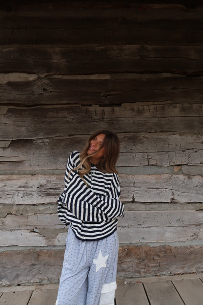 Navy Stripe Everyday cardi