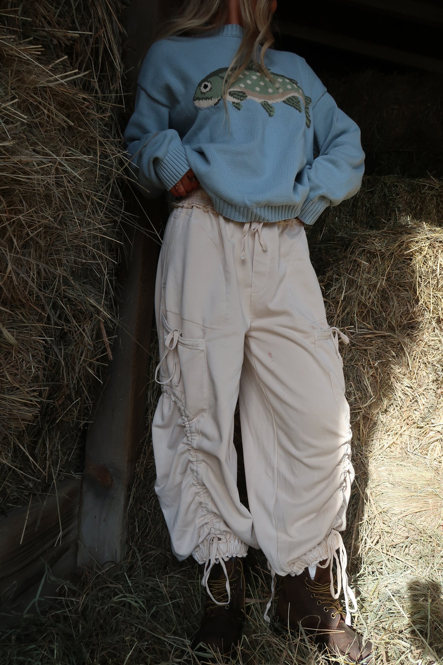 Cream Freestyle Jogger