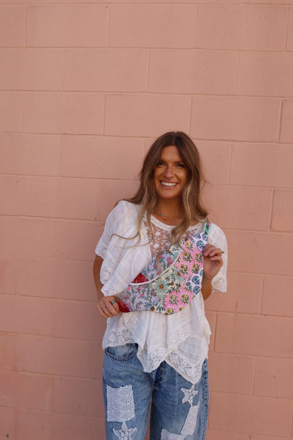 Poppy Quilted Bumbag