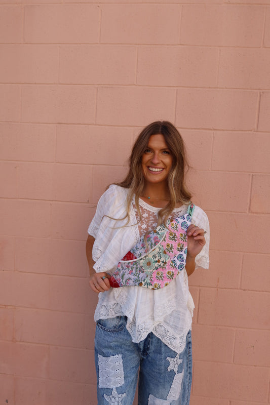 Poppy Quilted Bumbag