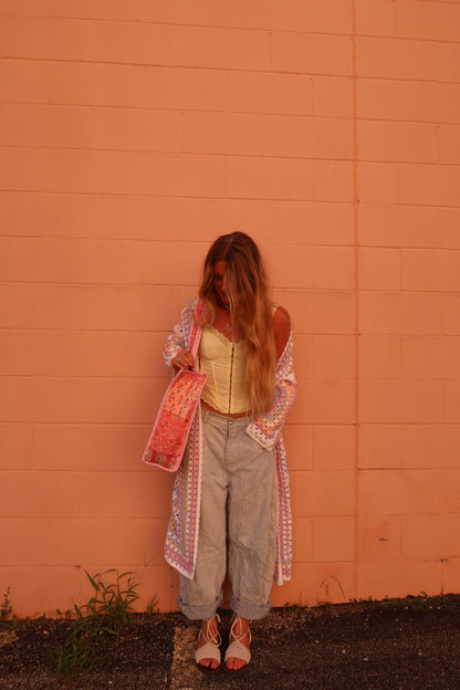 Iris Quilted Tote Bag