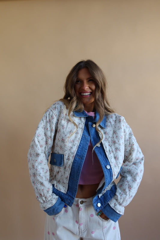 Here for Dessert Quilted Jacket