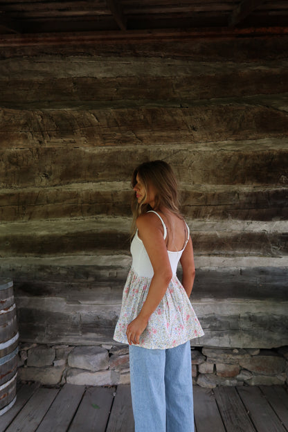Lillypad Floral Layering Tank