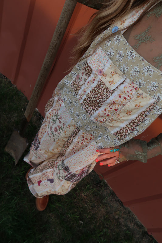 Olive Lace Sheer Long Sleeve