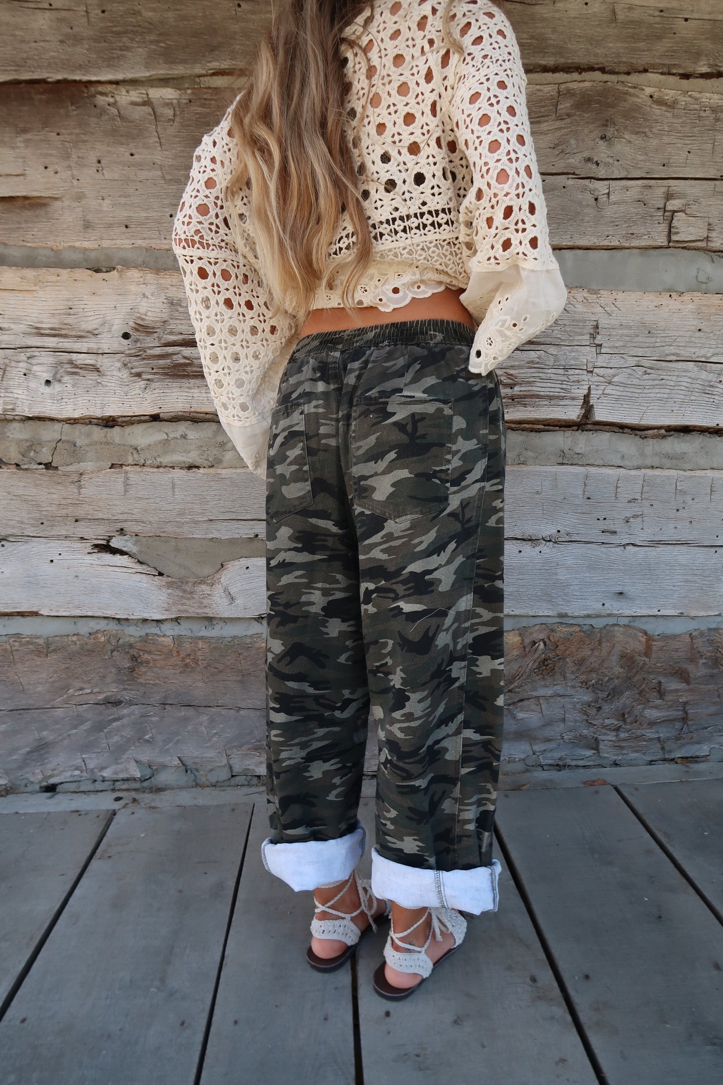 Camo Barrel Pant
