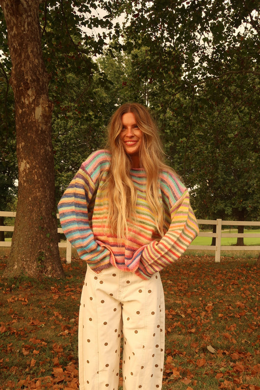 Crisp Air Stripe Sweater