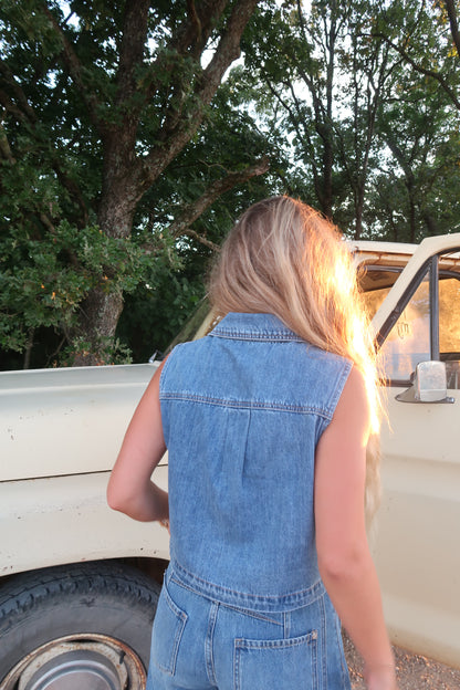 David Denim Vest