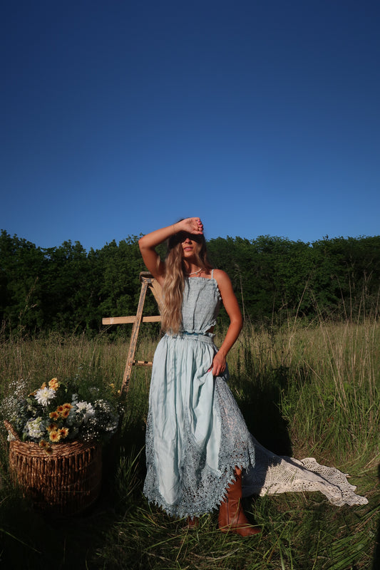 Coastal Haze Maxi Dress