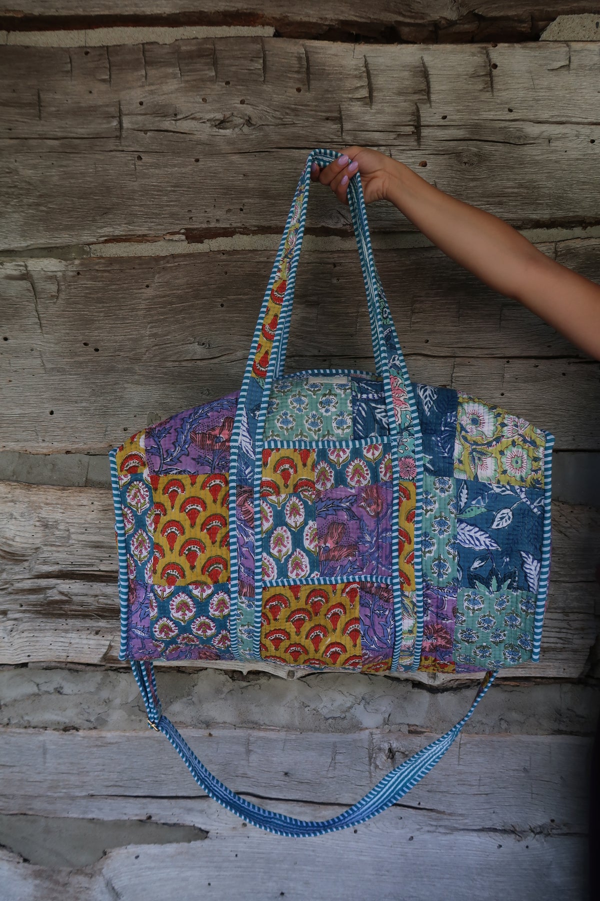 Sally Quilted XL Duffle Bag