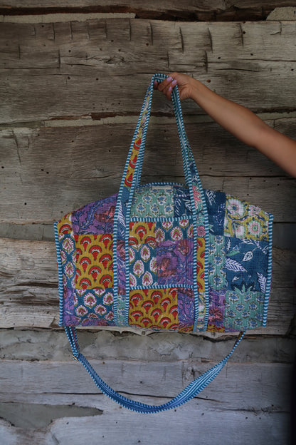 Sally Quilted XL Duffle Bag