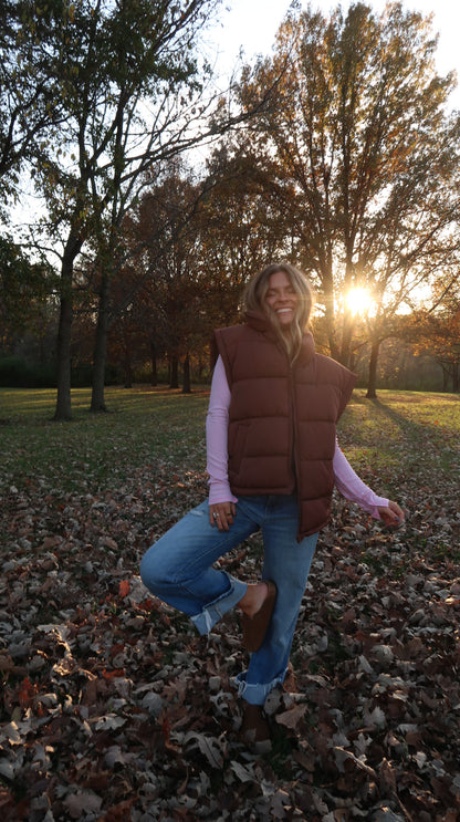 Brownie Oversized Puffer Vest