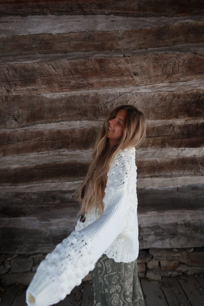 Dreamy Knit Cream Cardi