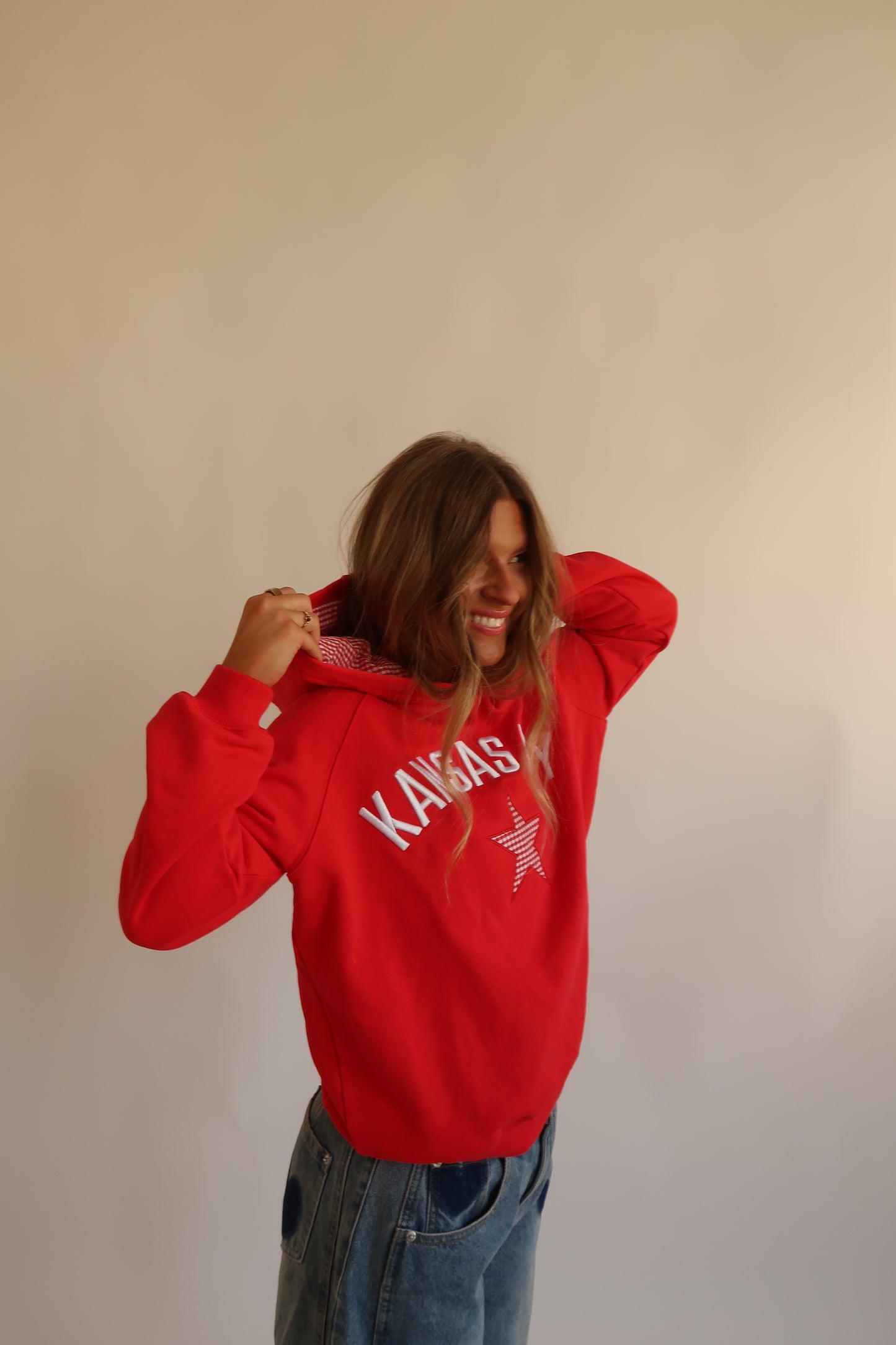 Kansas City Gingham Hoodie