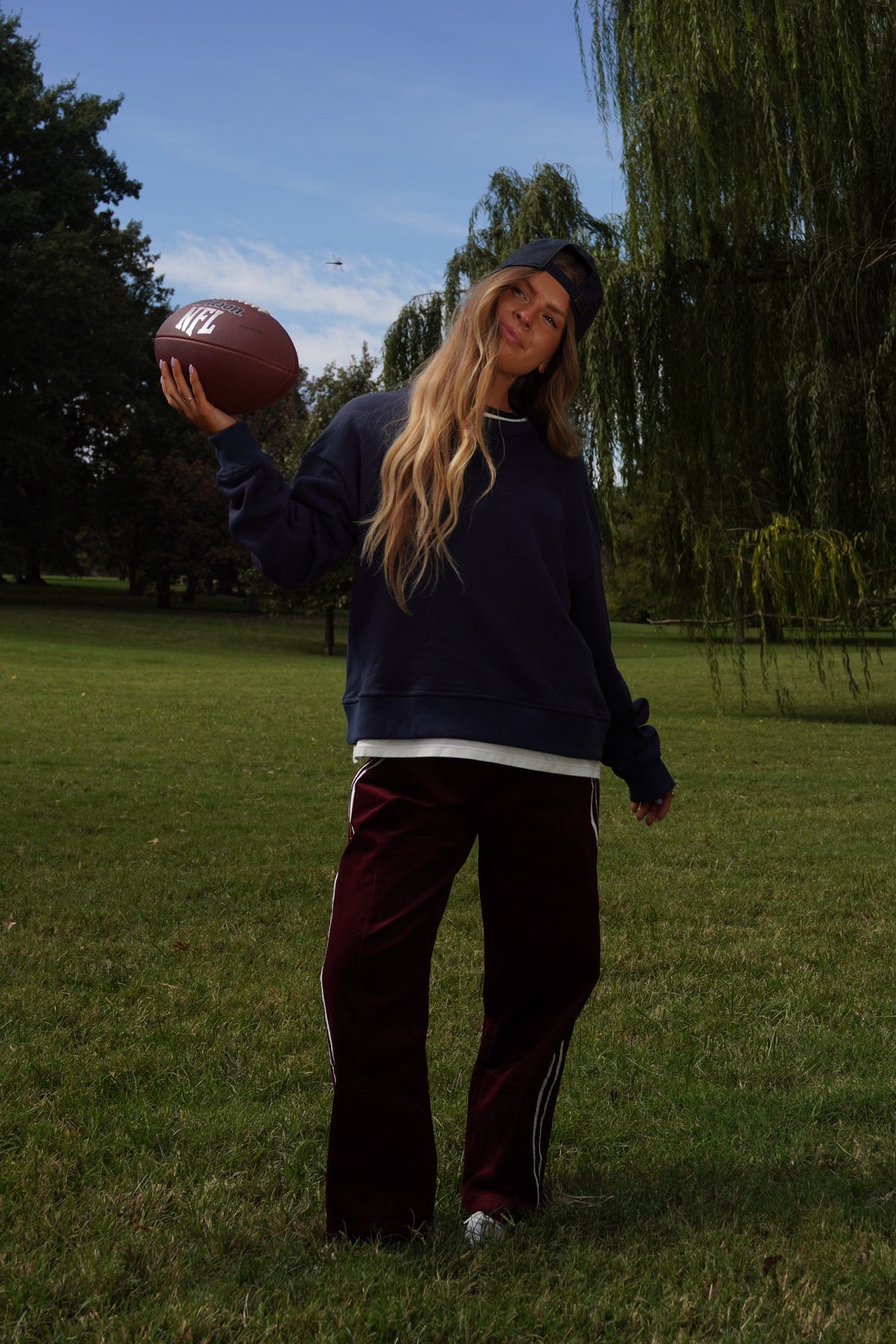 Navy Layered Crew